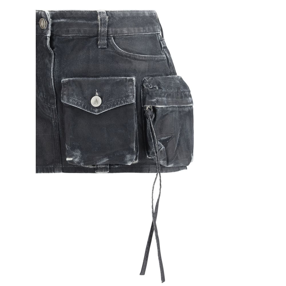 The Attico Cargo Mini Skirt -   -  The Attico.