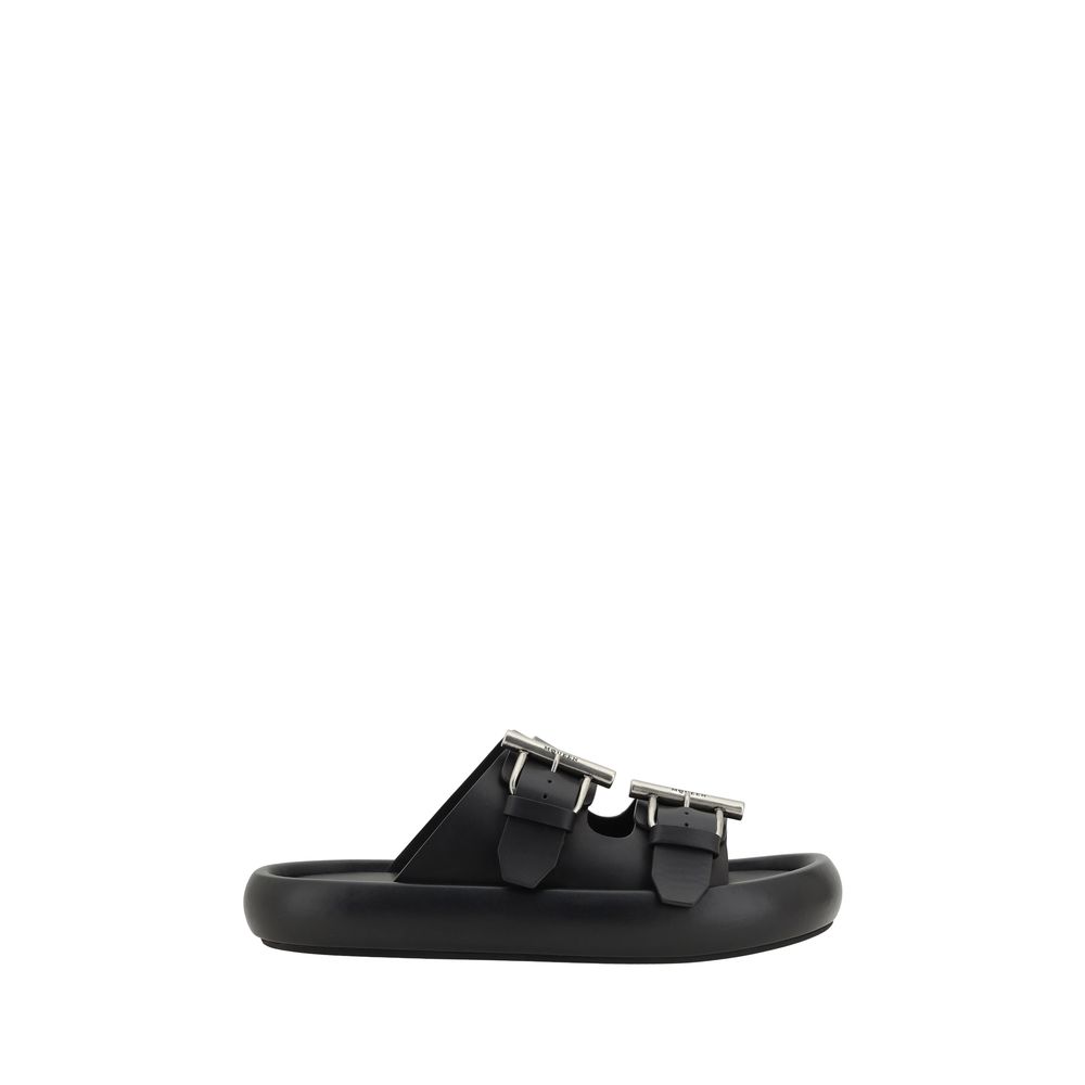 Alexander McQueen Leather Sandals -   -  Alexander McQueen.