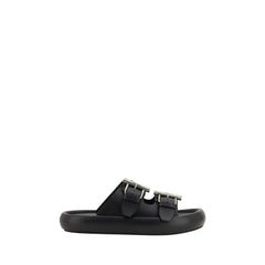 Alexander McQueen Leather Sandals -   -  Alexander McQueen.