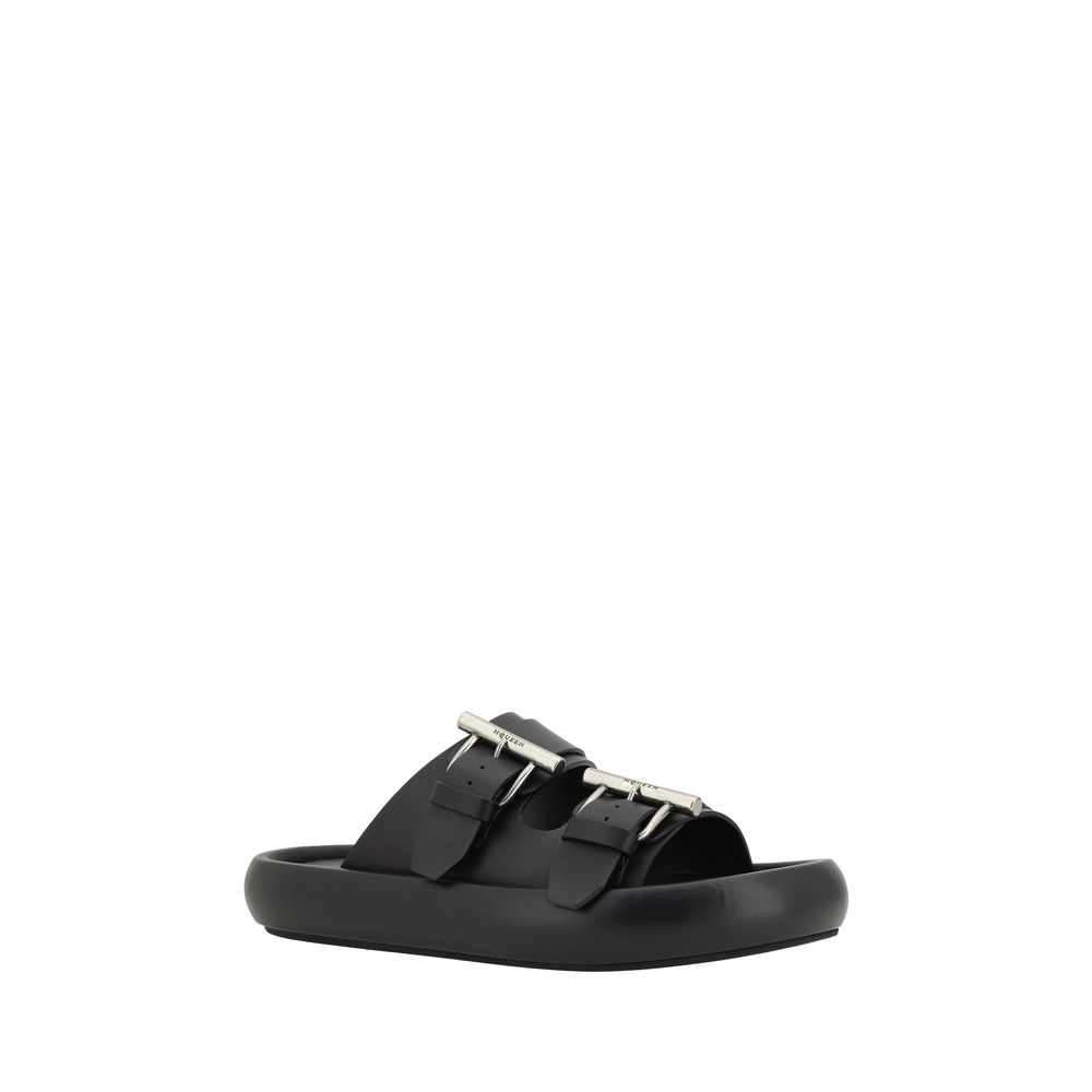 Alexander McQueen Leather Sandals -   -  Alexander McQueen.