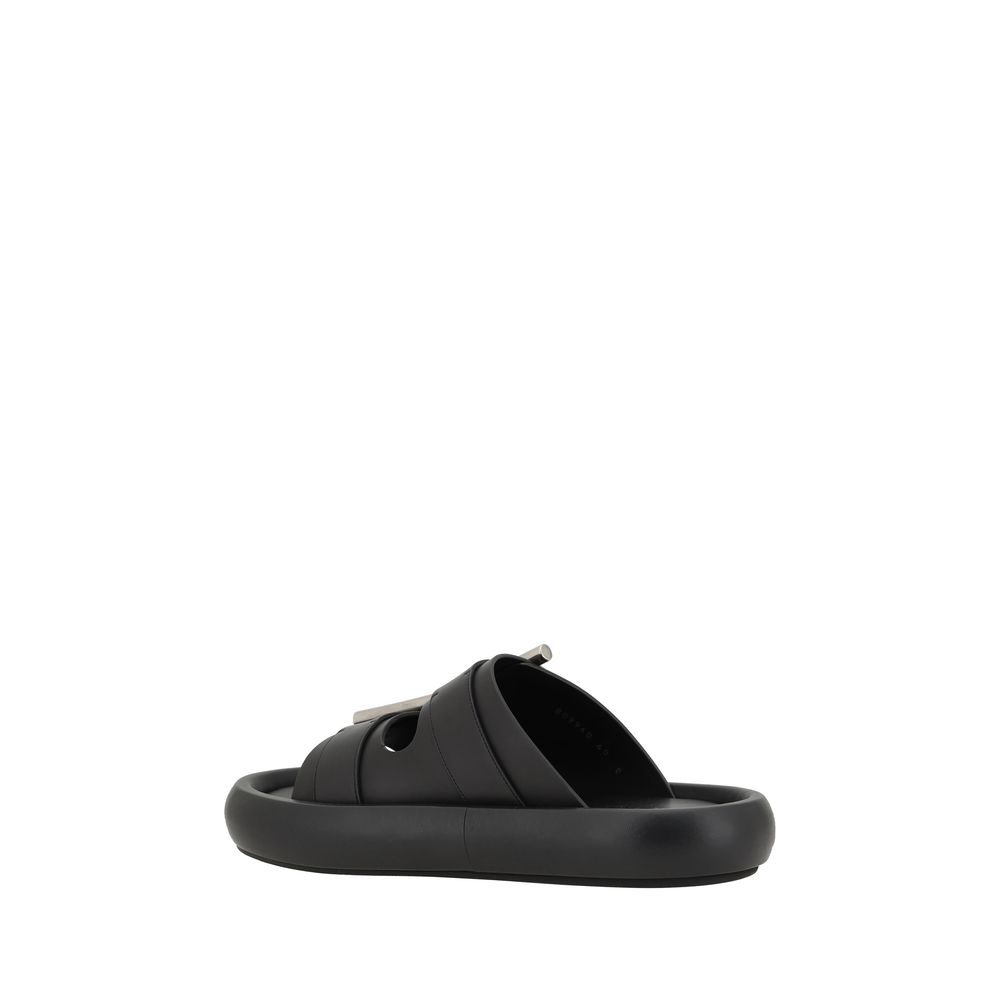 Alexander McQueen Leather Sandals -   -  Alexander McQueen.