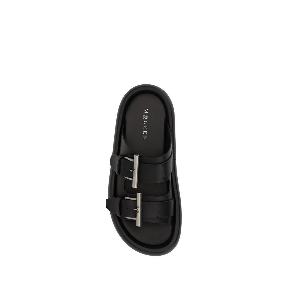 Alexander McQueen Leather Sandals -   -  Alexander McQueen.