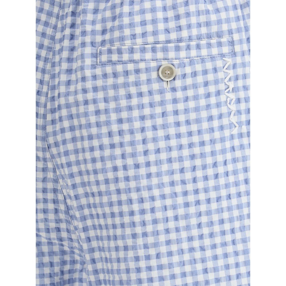Marni knee-length Vichy Shorts -   -  Marni.