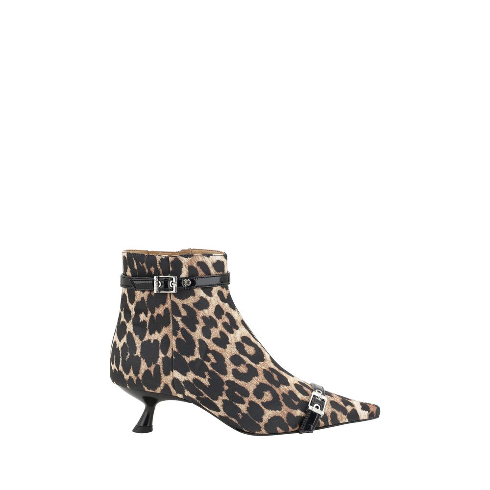 Ganni Eyelets Ankle Boots -   -  Ganni.