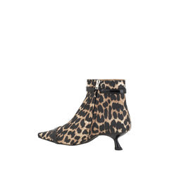 Ganni Eyelets Ankle Boots -   -  Ganni.