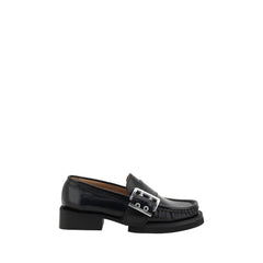 Ganni Feminine Buckle Loafers -   -  Ganni.