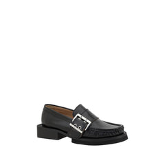 Ganni Feminine Buckle Loafers -   -  Ganni.