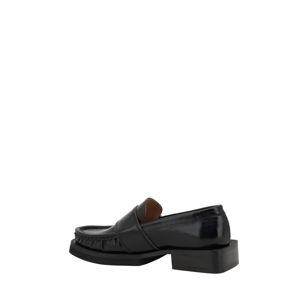 Ganni Feminine Buckle Loafers -   -  Ganni.