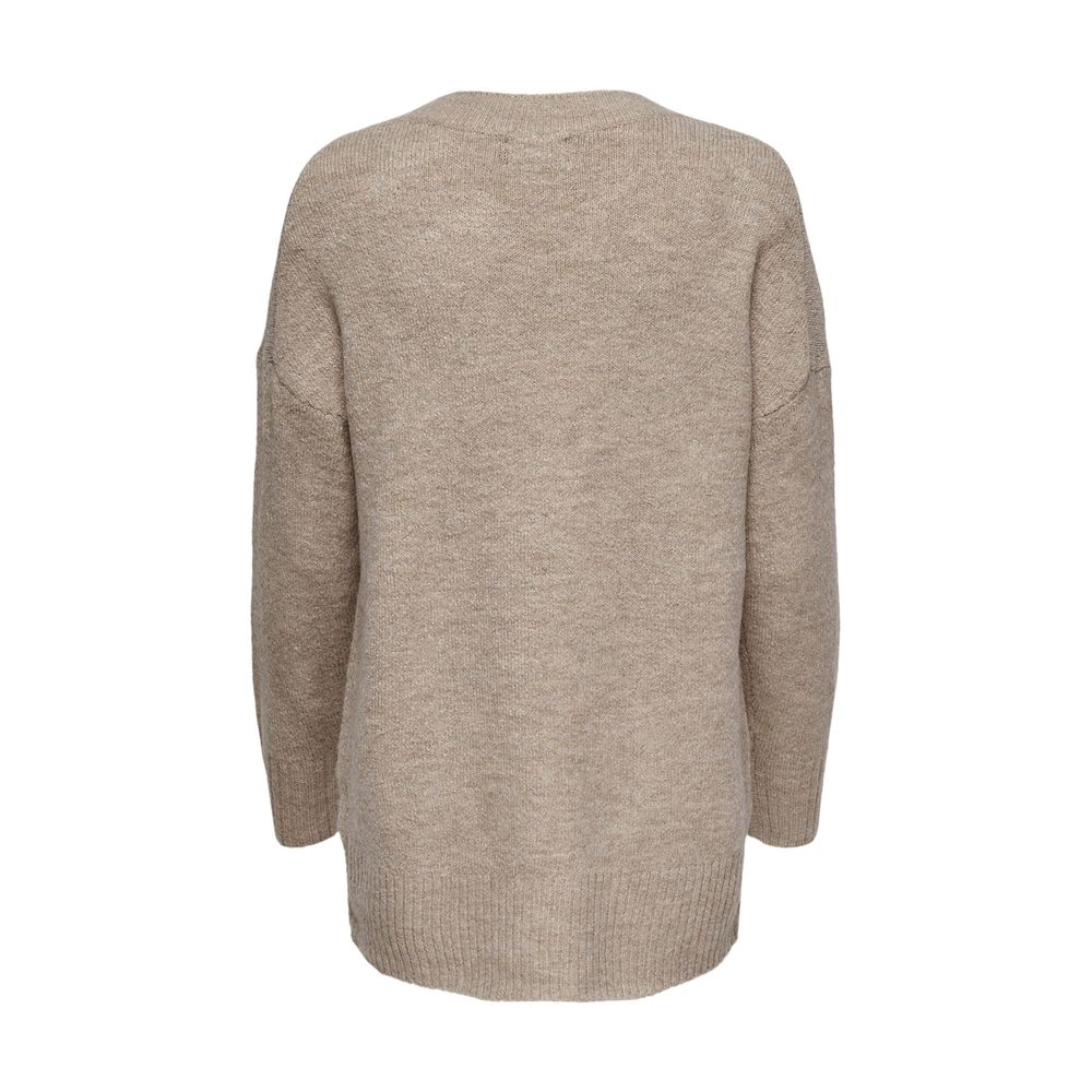 Only Beige Marabou Sweater -   -  Only.