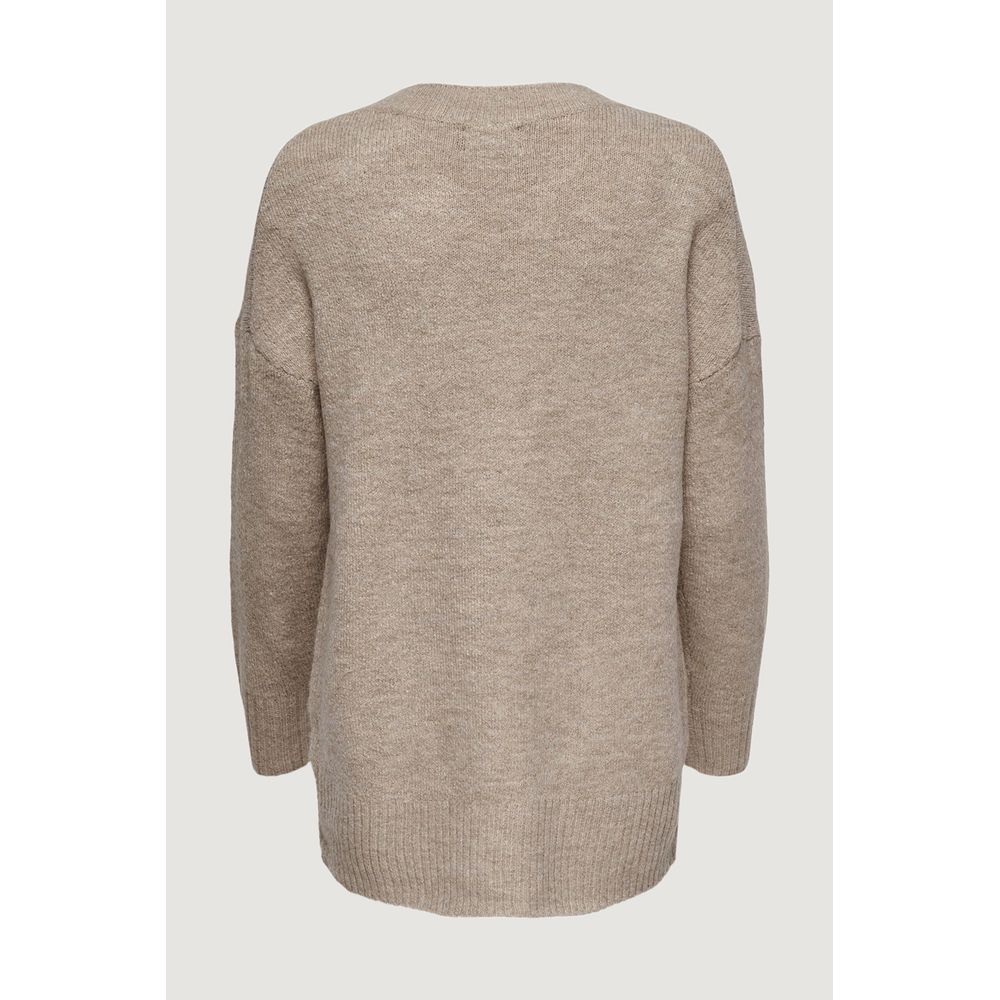 Only Beige Marabou Sweater -   -  Only.