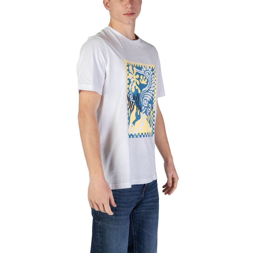Hugo Boss White Cotton T-Shirt -   -  Hugo Boss.