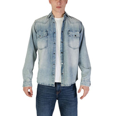 Hugo Boss Light Blue Cotton Shirt -   -  Hugo Boss.