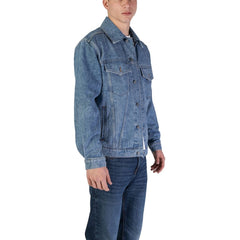 Hugo Boss Light Blue Cotton Jackets & Coat -   -  Hugo Boss.