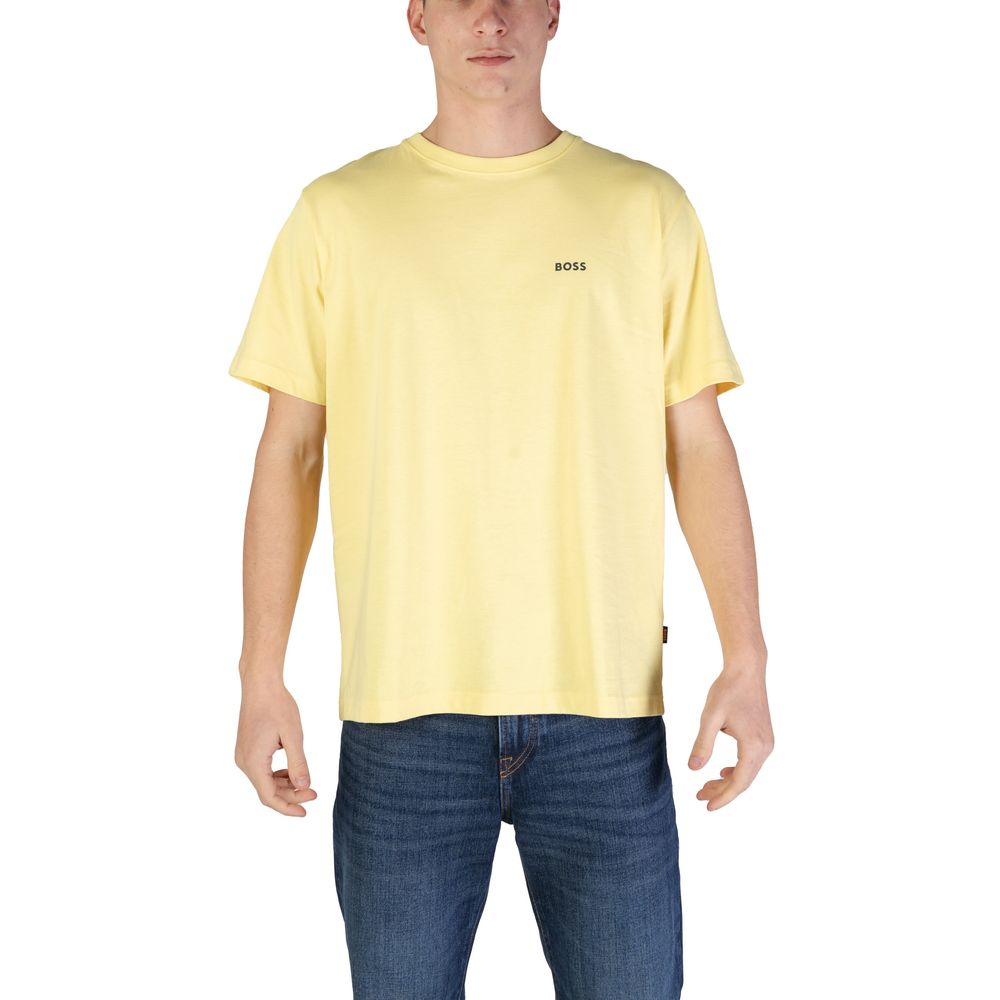 Hugo Boss Yellow Cotton T-Shirt -   -  Hugo Boss.