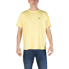 Hugo Boss Yellow Cotton T-Shirt -   -  Hugo Boss.