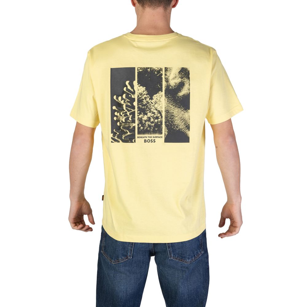 Hugo Boss Yellow Cotton T-Shirt -   -  Hugo Boss.