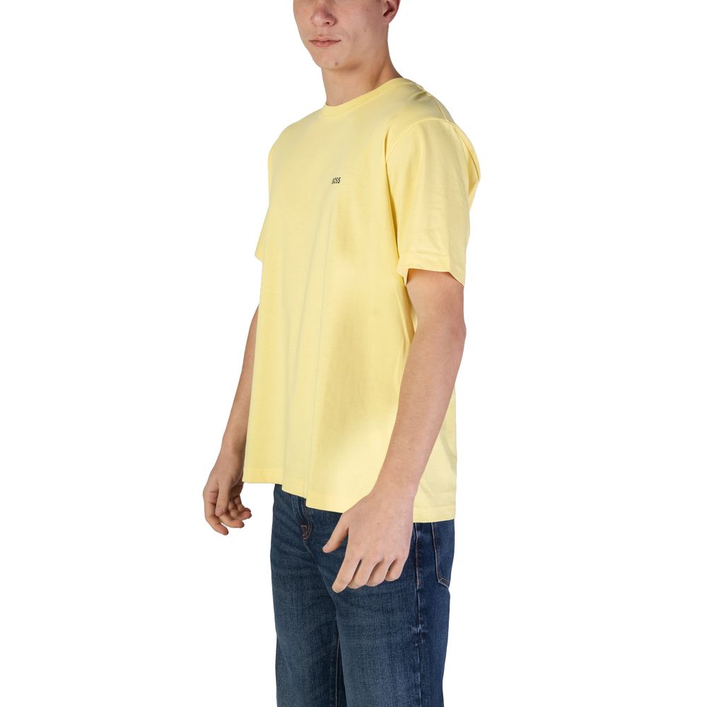 Hugo Boss Yellow Cotton T-Shirt -   -  Hugo Boss.
