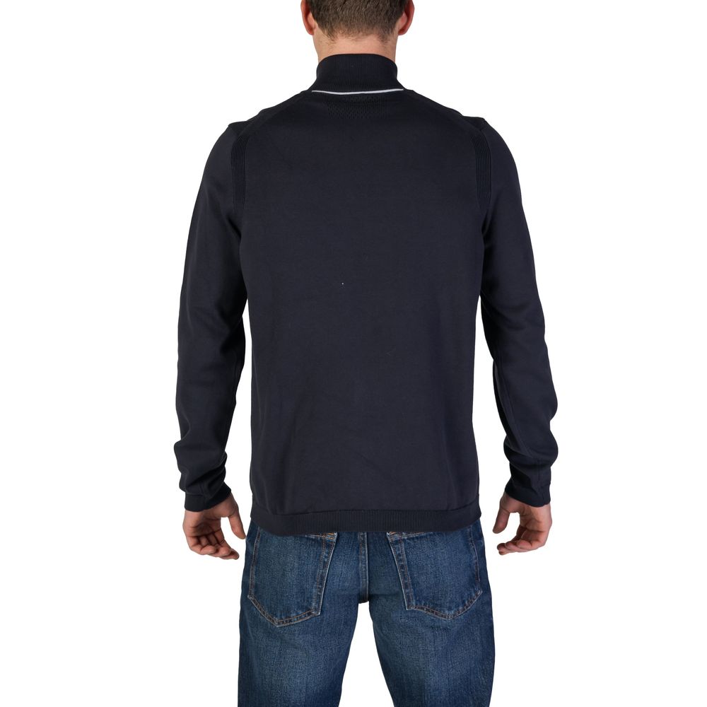 Hugo Boss Blue Cotton Cardigan -   -  Hugo Boss.