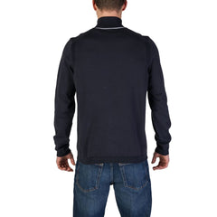 Hugo Boss Blue Cotton Cardigan -   -  Hugo Boss.
