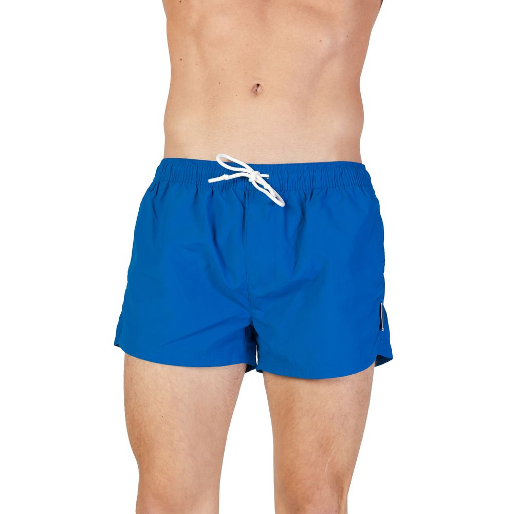 Hamaki-Ho Blue Polyester Swim Short -   -  Hamaki-Ho.