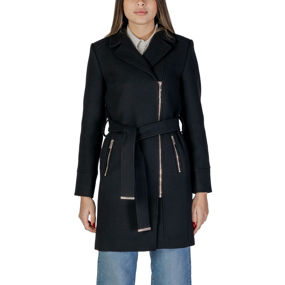 Morgan De Toi Black Wool Coat -   -  Morgan De Toi.