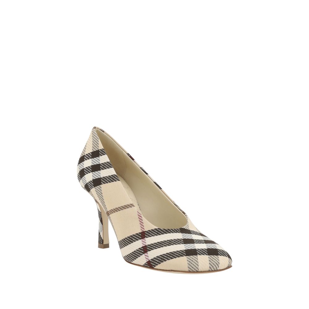 Burberry Archivio Check Baby Pumps -   -  Burberry.
