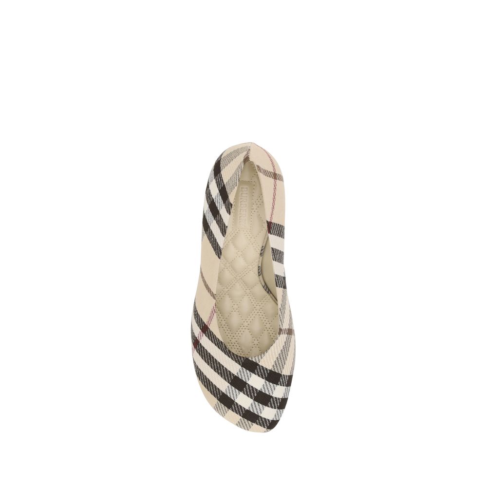 Burberry Archivio Check Baby Pumps -   -  Burberry.