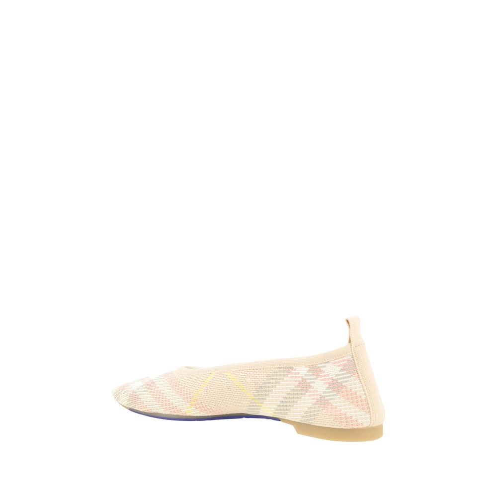 Burberry Archivio Check Ballerinas -   -  Burberry.