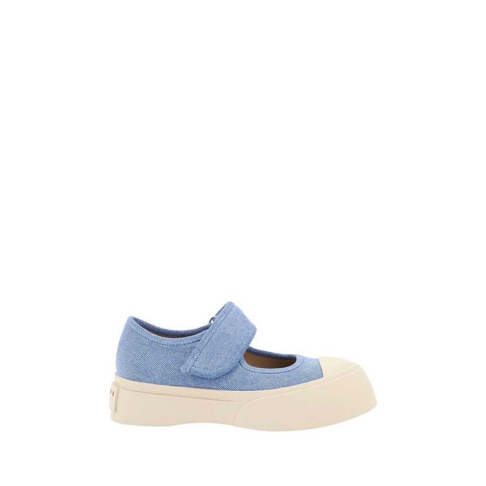 Marni Denim Mary Jane Sneakers -   -  Marni.