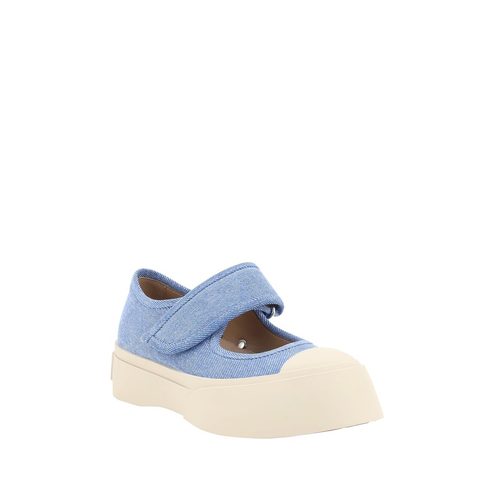 Marni Denim Mary Jane Sneakers -   -  Marni.