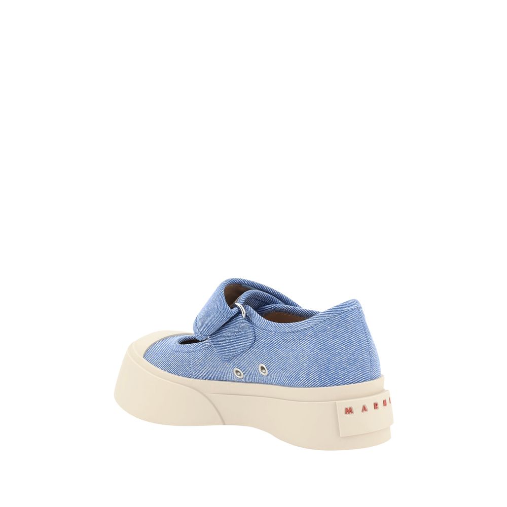 Marni Denim Mary Jane Sneakers -   -  Marni.
