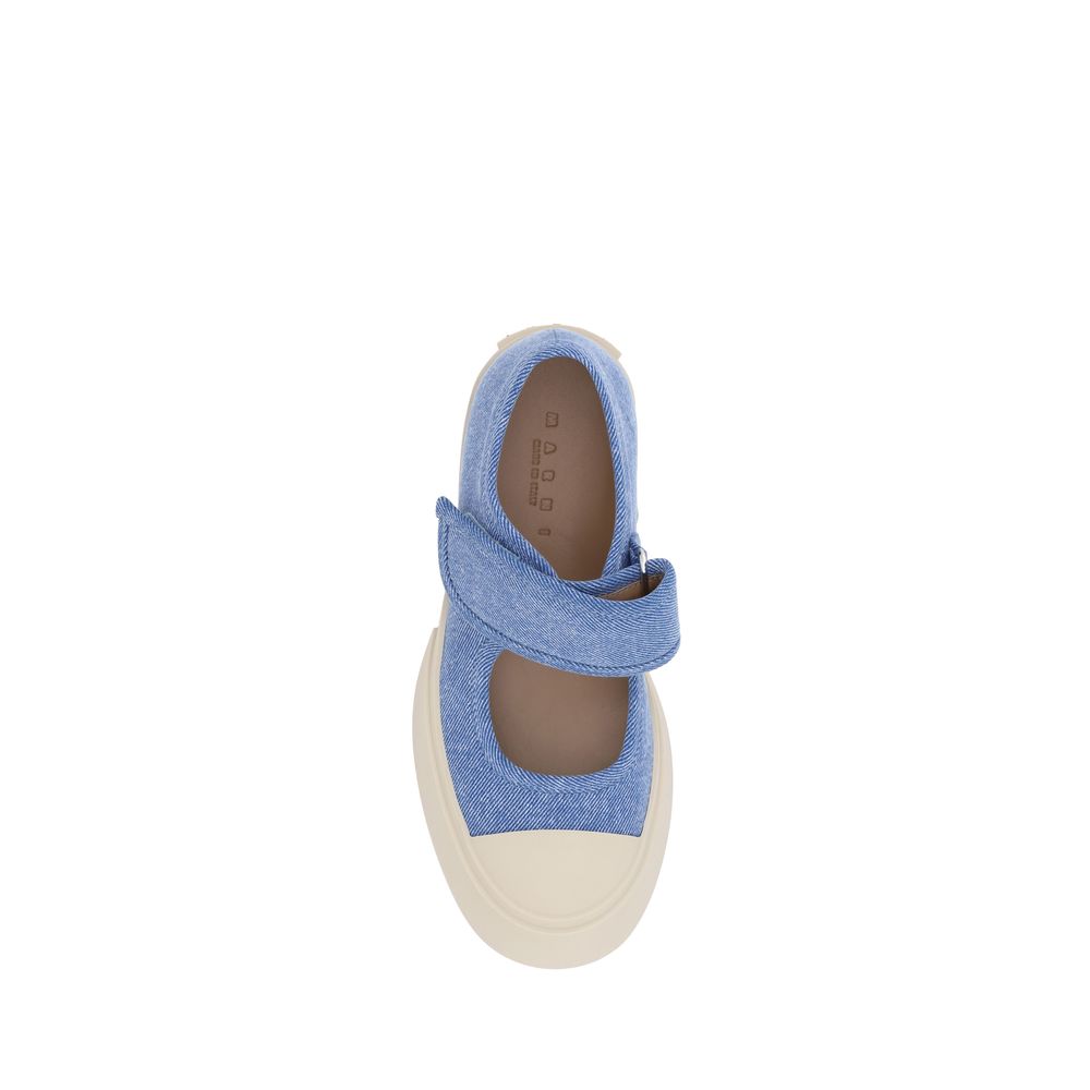 Marni Denim Mary Jane Sneakers -   -  Marni.