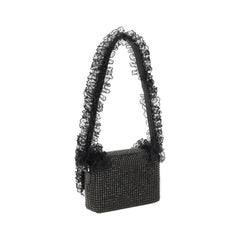 Self-Portrait Crystal Lace Shoulder Bag -   -  Self-Portrait.