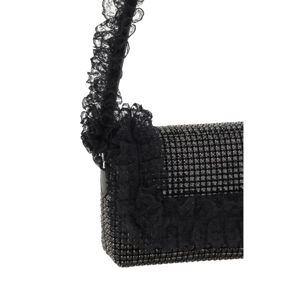Self-Portrait Crystal Lace Shoulder Bag -   -  Self-Portrait.