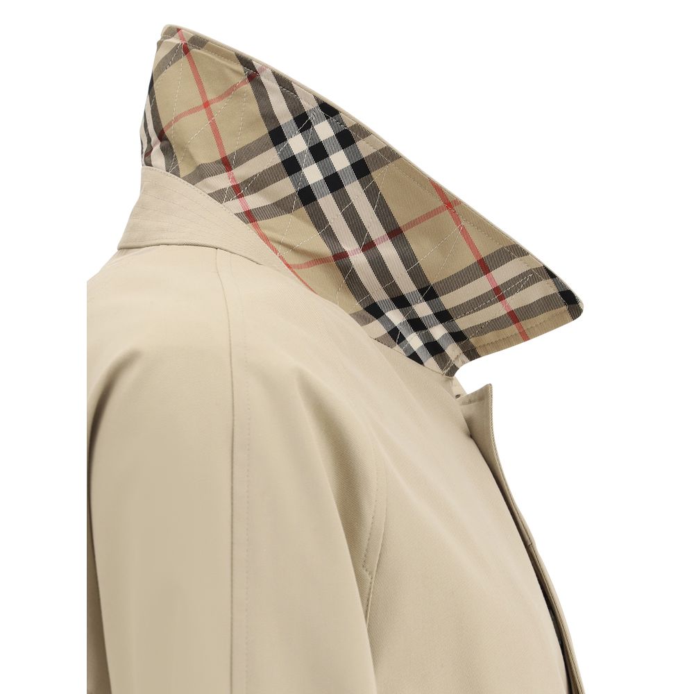 Burberry Breasted Coat -   -  Burberry.