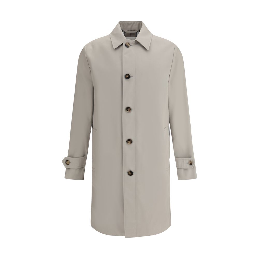 Burberry Breasted Coat -   -  Burberry.
