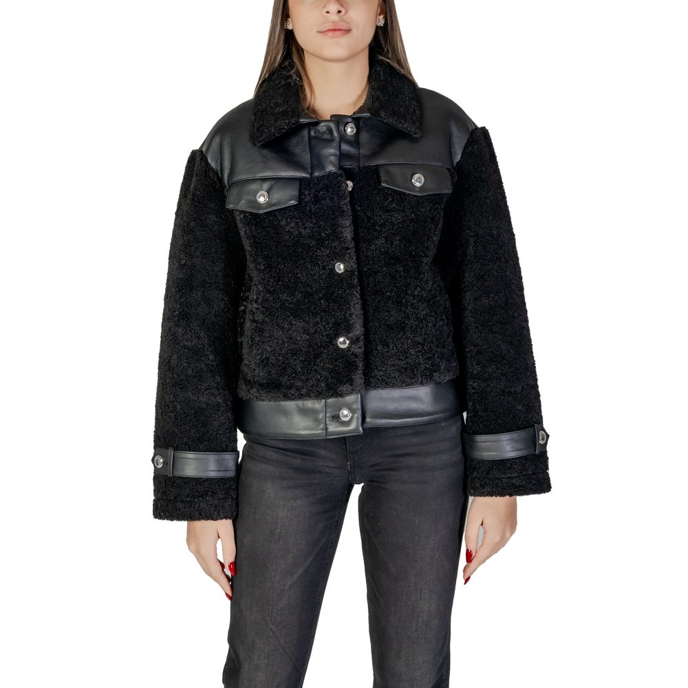 Morgan De Toi Black Polyester Coat -   -  Morgan De Toi.