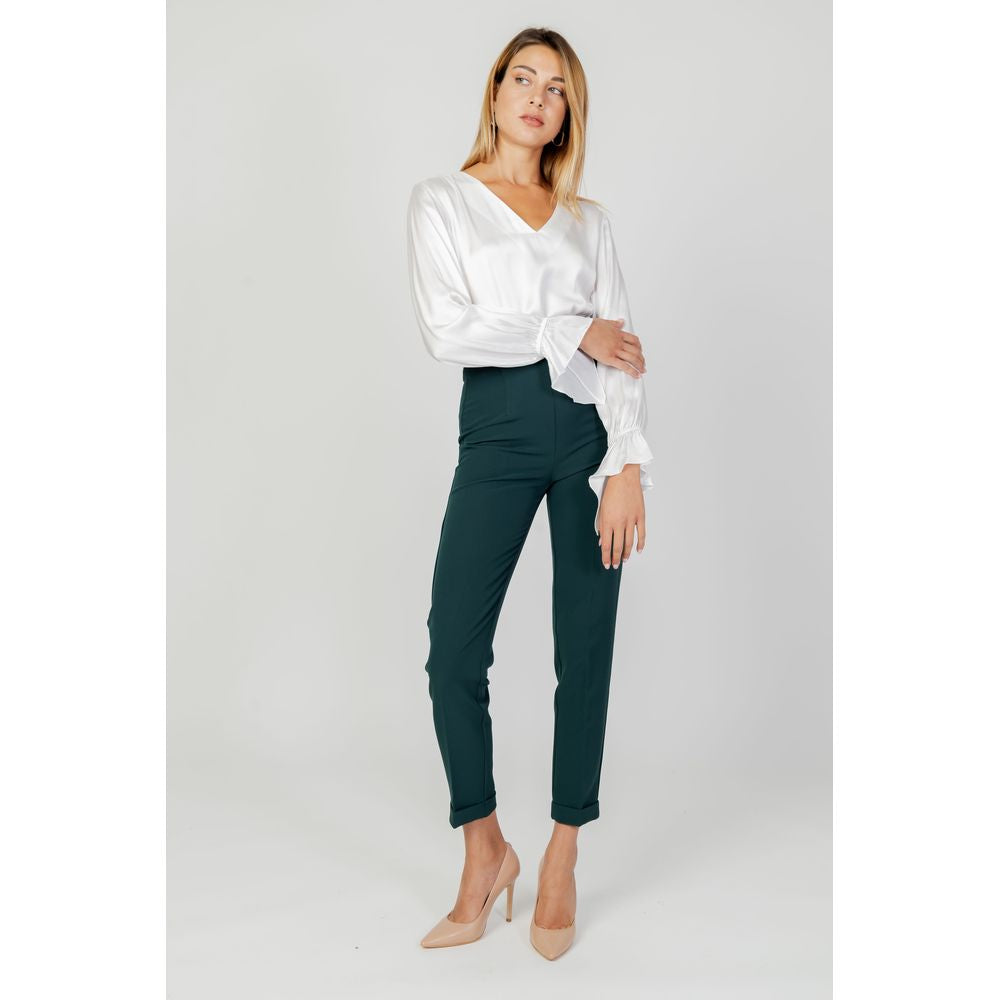 Sandro Ferrone Green Polyester Pant -   -  Sandro Ferrone.