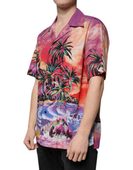 Dolce & Gabbana Multicolor Tropical Button Down Casual Shirt -   -  Dolce & Gabbana.