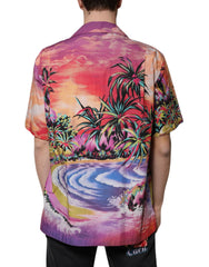 Dolce & Gabbana Multicolor Tropical Button Down Casual Shirt -   -  Dolce & Gabbana.