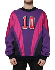 Dolce & Gabbana Multicolor Crew Neck Men Sweatshirt Sweater -   -  Dolce & Gabbana.