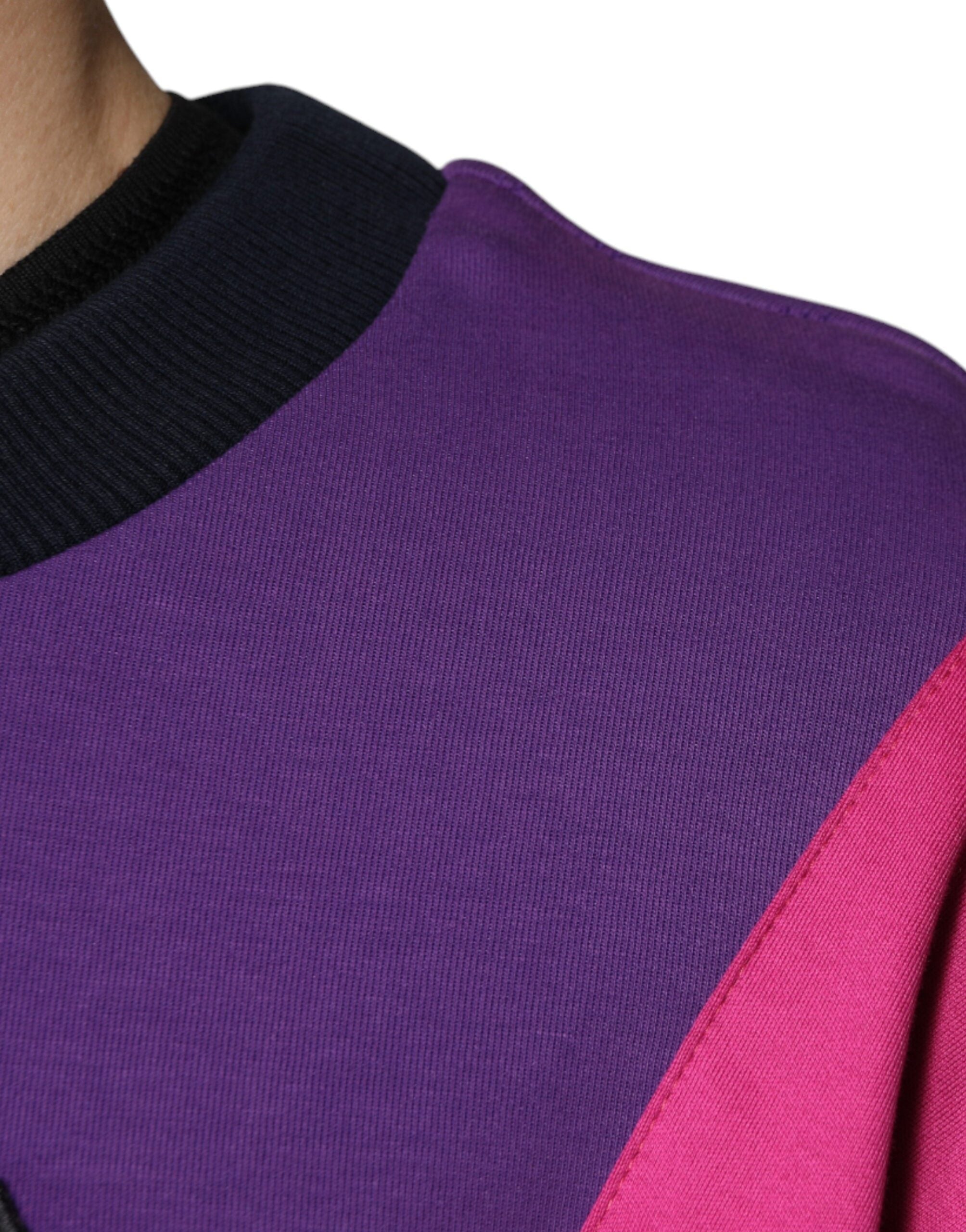 Dolce & Gabbana Multicolor Crew Neck Men Sweatshirt Sweater -   -  Dolce & Gabbana.