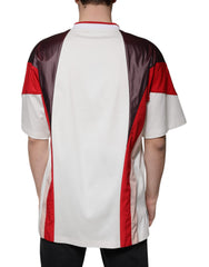 Dolce & Gabbana Multicolor Logo Jersey Cotton V-neck T-shirt -   -  Dolce & Gabbana.