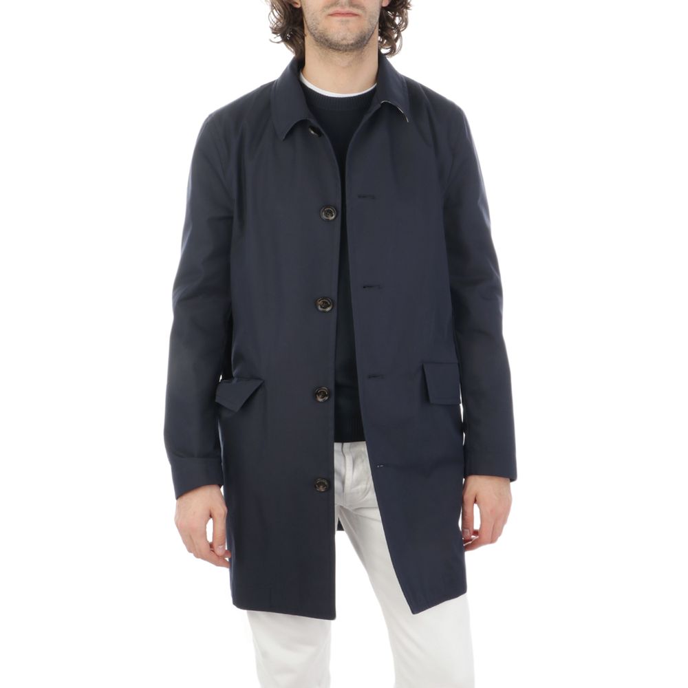 Aquascutum Blue Cotton Jacket -   -  Aquascutum.
