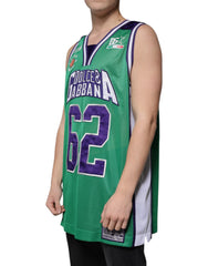 Dolce & Gabbana Green Polyester Jersey Sleeveless T-shirt -   -  Dolce & Gabbana.