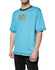 Dolce & Gabbana Blue Logo Crew Neck Short Sleeves T-shirt -   -  Dolce & Gabbana.