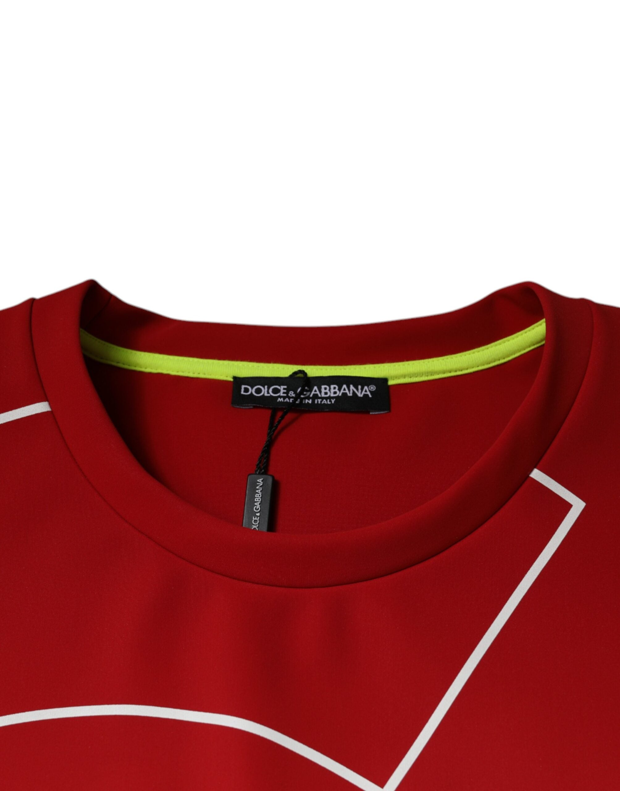 Dolce & Gabbana Multicolor Logo Cotton Men Crew Neck T-shirt -   -  Dolce & Gabbana.