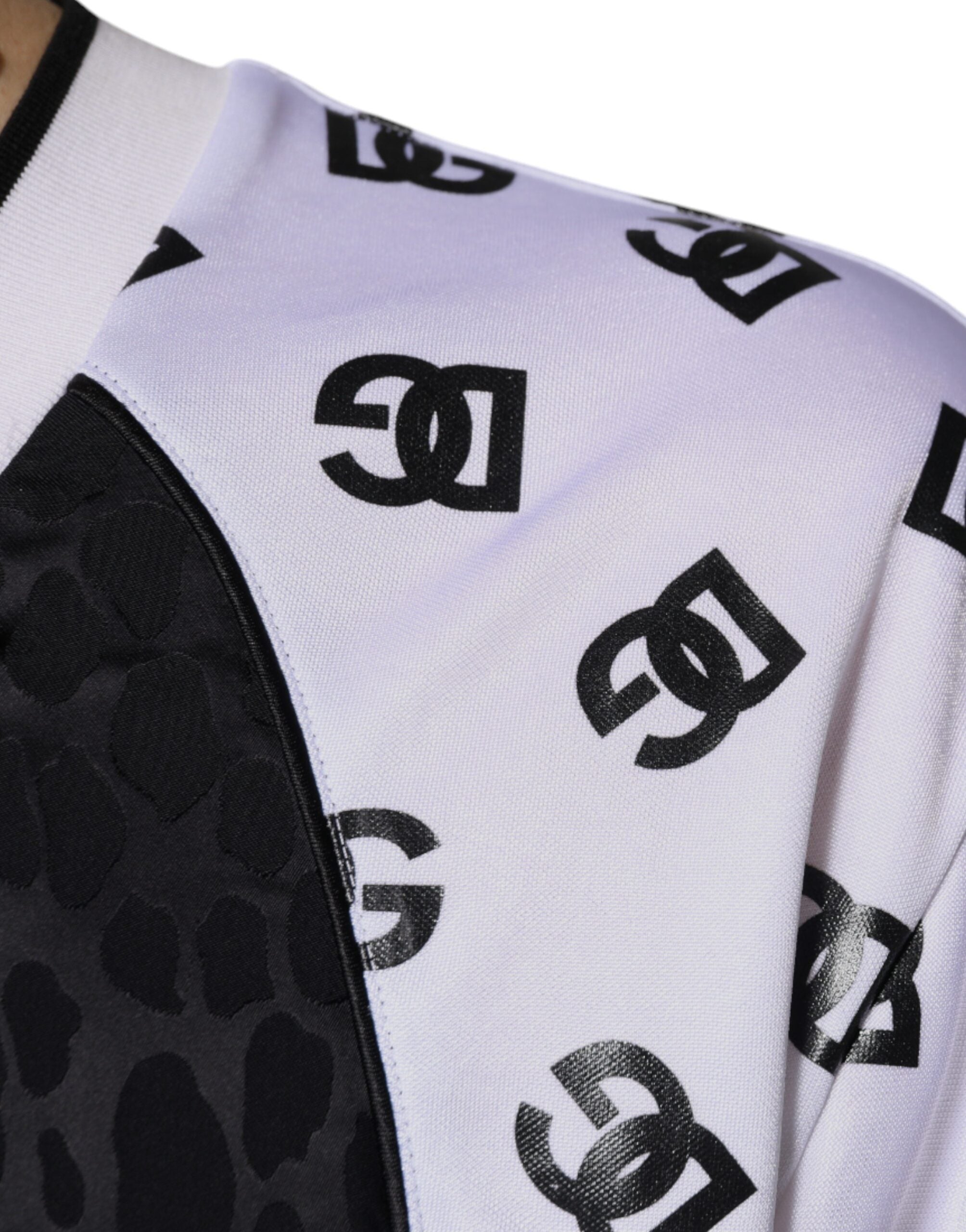 Dolce & Gabbana Black White Logo Men Short Sleeves T-shirt -   -  Dolce & Gabbana.