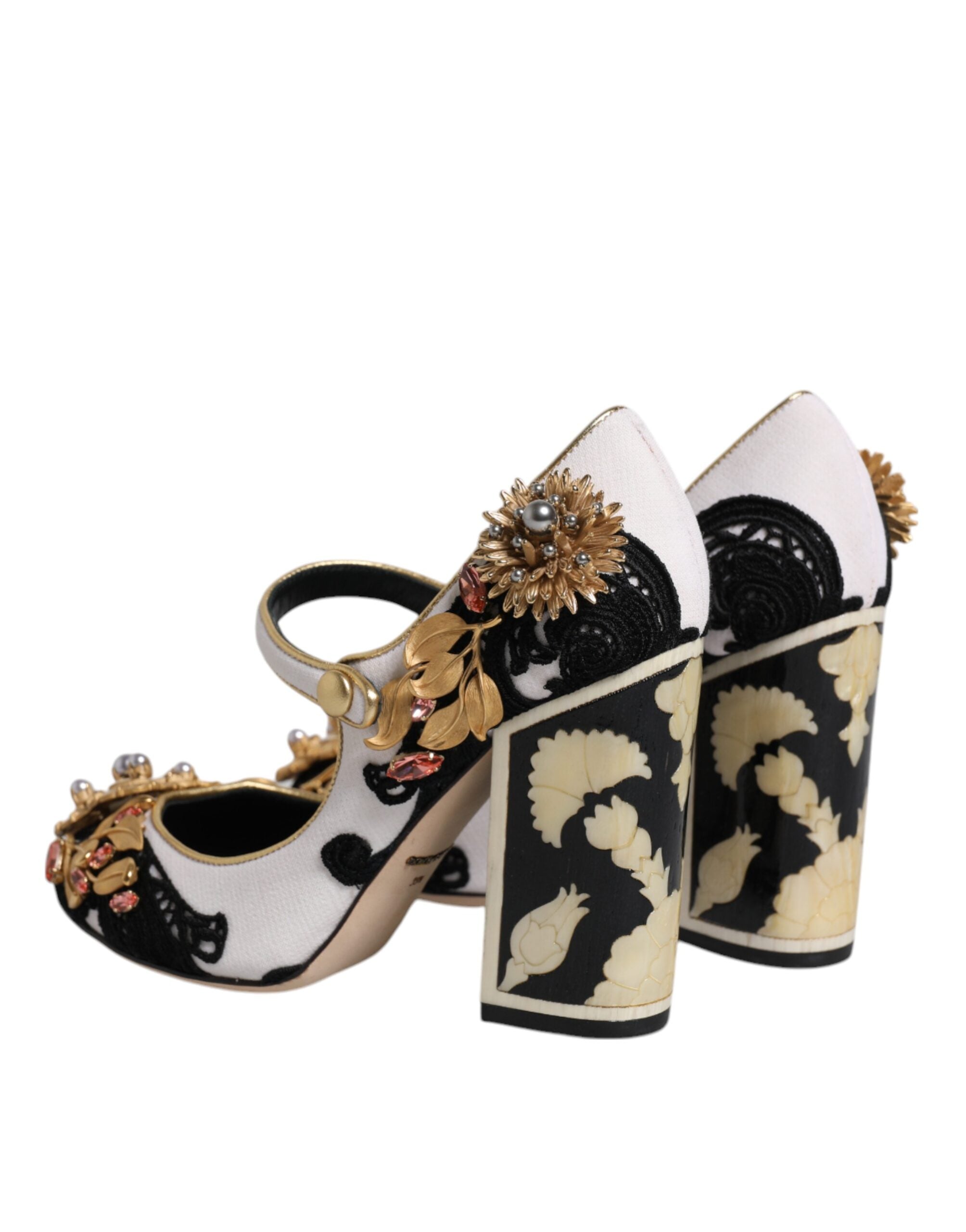Dolce & Gabbana Multicolor Embellished Heels Pumps Shoes -   -  Dolce & Gabbana.