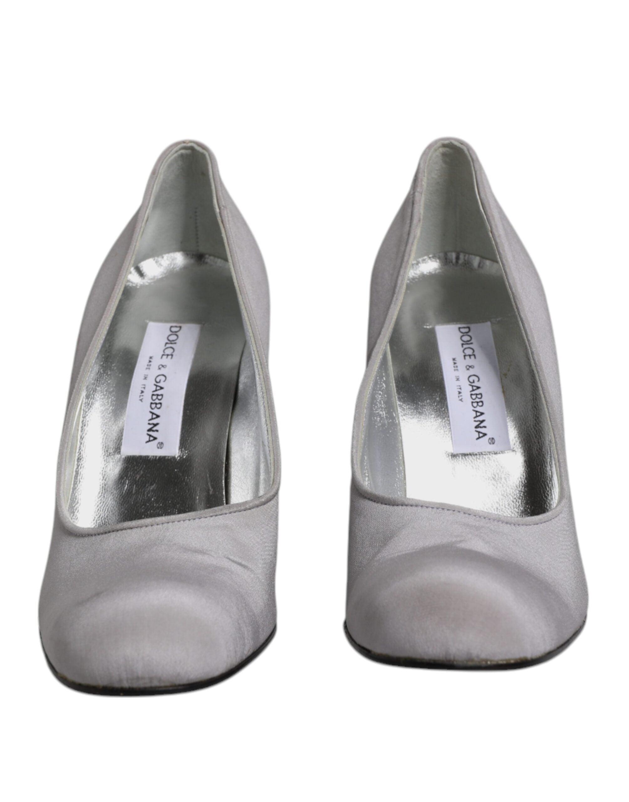 Dolce & Gabbana Gray Suede Leather High Heel Pumps Shoes -   -  Dolce & Gabbana.